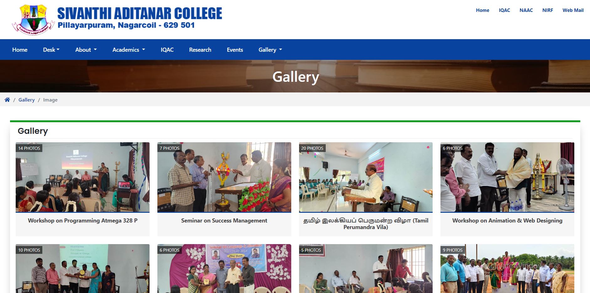 Our college launch new website